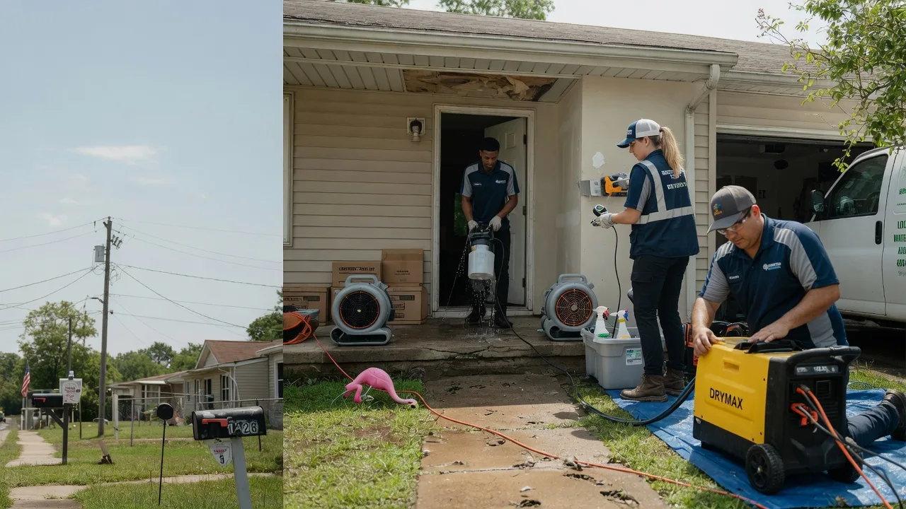 Storm Damage Water Removal in Memphis, TN near me